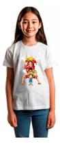 Camiseta Infantil Monkey D. Luffy Fases One Piece Anime Camiseta Infantil Monkey D. Luffy Fases One Piece Anime