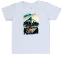 Camiseta Infantil Montanha Fugi Japão 5