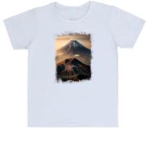 Camiseta Infantil Montanha Fugi Japão 6 Camiseta Infantil Montanha Fugi Japão 6