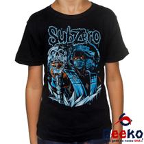 Camiseta Infantil Mortal Kombat 100% Algodão Sub Zero Geeko Sub-Zero