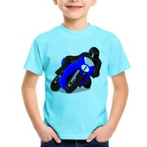 Camiseta Infantil Moto Corrida - Foca na Moda