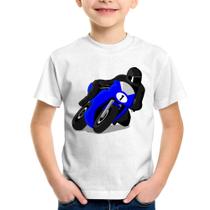 Camiseta Infantil Moto Corrida - Foca na Moda