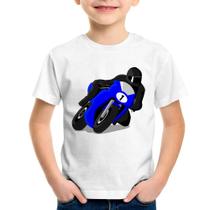 Camiseta Infantil Moto Corrida - Foca na Moda