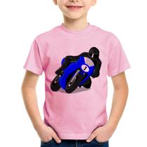 Camiseta Infantil Moto Corrida - Foca na Moda