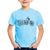Camiseta Infantil Moto Custom - Foca na Moda