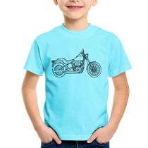 Camiseta Infantil Moto Custom - Foca na Moda