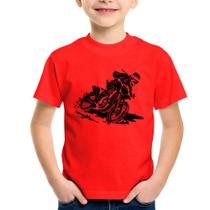 Camiseta Infantil Motocross - Foca na Moda