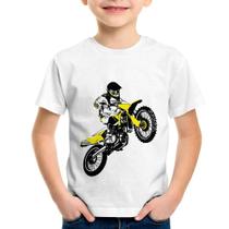 Camiseta Infantil Motocross Jump - Foca na Moda