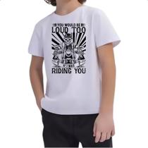 Camiseta Infantil Motorcycle Rinding You