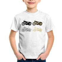 Camiseta Infantil Motorcycle Vector - Foca na Moda