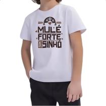 Camiseta Infantil Mulher forte sim senhor Camiseta Infantil Mulher forte sim senhor