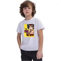Camiseta Infantil Mulher nao mia Camiseta Infantil Mulher nao mia