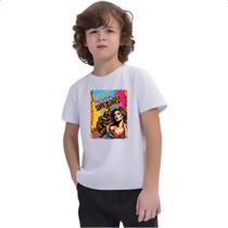 Camiseta Infantil Mulher resiliente Camiseta Infantil Mulher resiliente