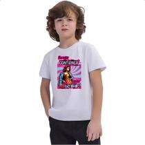 Camiseta Infantil Mulher veste e exala - Alearts