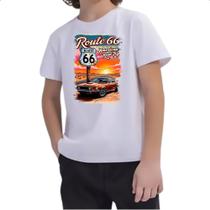 Camiseta Infantil Mustang Route 66