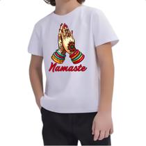 Camiseta Infantil Namaste Girl Hands