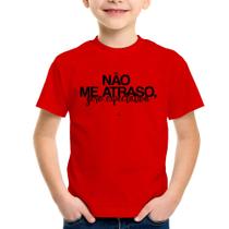 Camiseta Infantil Não me atraso, gero expectativa - Foca na Moda