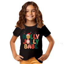 Camiseta Infantil Natal Dia Feliz Luzes Papai Noel Feliz Natal 03 Camiseta Infantil Natal Dia Feliz Luzes Papai Noel Feliz Natal 03