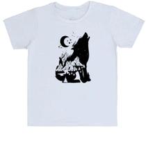 Camiseta Infantil Night Wolf
