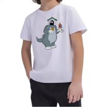 Camiseta Infantil Nostalgia Mini Polegar e Yogui Camiseta Infantil Nostalgia Mini Polegar e Yogui