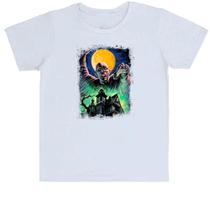 Camiseta Infantil Nostalgia Nosferatu Pintura Camiseta Infantil Nostalgia Nosferatu Pintura