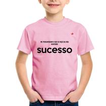 Camiseta Infantil O que faço da vida Sucesso - Foca na Moda Camiseta Infantil O que faço da vida Sucesso - Foca na Moda