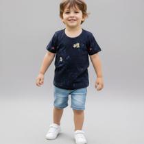 Camiseta Infantil Ogochi 2/8 anos Estampa Flores SpecialSlim