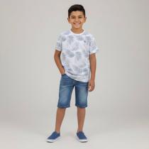 Camiseta Infantil Ogochi Estampa de Folhagens Concept Slim