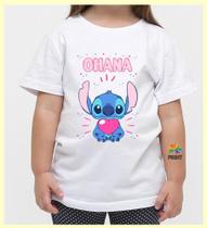 Camiseta Infantil OHANA Stitch Est. 1 - Zlprint