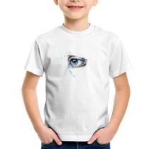 Camiseta Infantil Olho Arte - Foca na Moda