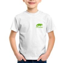 Camiseta Infantil openSUSE Linux - Foca na Moda