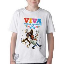 Camiseta Infantil ou adulto A vida é uma festa Blusa Criança todos tamanhos