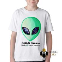Camiseta Infantil ou adulto Acorda Humano Blusa Criança todos tamanhos Camiseta Infantil ou adulto Acorda Humano Blusa Criança todos tamanhos