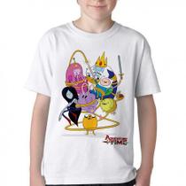 Camiseta Infantil ou adulto Adventure Time Blusa Criança todos tamanhos