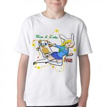 Camiseta Infantil ou adulto Adventure Time Fiona Cake Blusa Criança todos tamanhos Camiseta Infantil ou adulto Adventure Time Fiona Cake Blusa Criança todos tamanhos