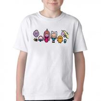 Camiseta Infantil ou adulto Adventure Time mini Blusa Criança todos tamanhos