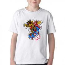 Camiseta Infantil ou adulto Alf Et teimoso skate Blusa Criança todos tamanhos