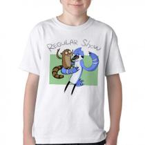 Camiseta Infantil ou adulto Apenas um show Mordecai e Rigby Blusa Criança todos tamanhos