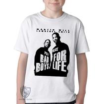 Camiseta Infantil ou adulto Bad Boys for life Blusa Criança todos tamanhos Camiseta Infantil ou adulto Bad Boys for life Blusa Criança todos tamanhos