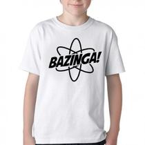 Camiseta Infantil ou adulto Bazinga símbolo Blusa Criança todos tamanhos