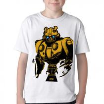 Camiseta Infantil ou adulto Bumblebee Fusca Blusa Criança todos tamanhos