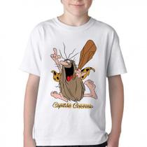 Camiseta Infantil ou adulto Capitão Caverna Blusa Criança todos tamanhos Camiseta Infantil ou adulto Capitão Caverna Blusa Criança todos tamanhos