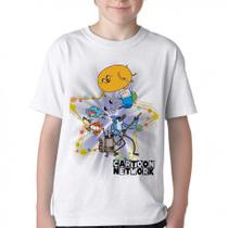 Camiseta Infantil ou adulto Cartoon Network personagens Blusa Criança todos tamanhos