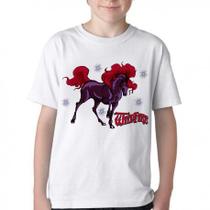 Camiseta Infantil ou adulto Cavalo de Fogo Blusa Criança todos tamanhos