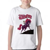 Camiseta Infantil ou adulto Cavalo de Fogo Princesa Sarah Blusa Criança todos tamanhos
