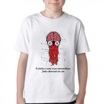 Camiseta Infantil ou adulto Cérebro todos deveriam ter um Blusa Criança todos tamanhos