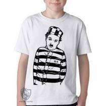 Camiseta Infantil ou adulto Charlie Chaplin Ator Blusa Criança todos tamanhos