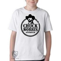 Camiseta Infantil ou adulto Chuck Norris Caubói Blusa Criança todos tamanhos