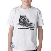 Camiseta Infantil ou adulto Clássico nunca morre Blusa Criança todos tamanhos