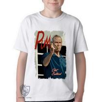 Camiseta Infantil ou adulto Clint Eastwood Blusa Criança todos tamanhos